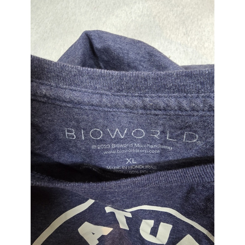 Bioworld Mens T-shirt XL Keep Nature Wild In Blue, Cotton Blend - Picture 3 of 3